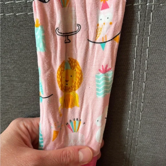 Little Sleepies Pink Party Animals - Picture 3 of 6